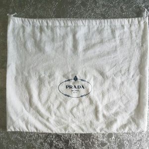 Large authentic Prada dustbag